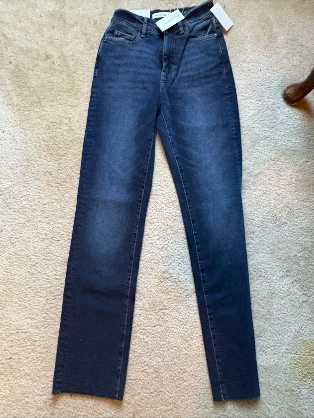 NWT Warp + Weft Straight-Leg Jeans-size 24 Chicago Rockford straight NEW!